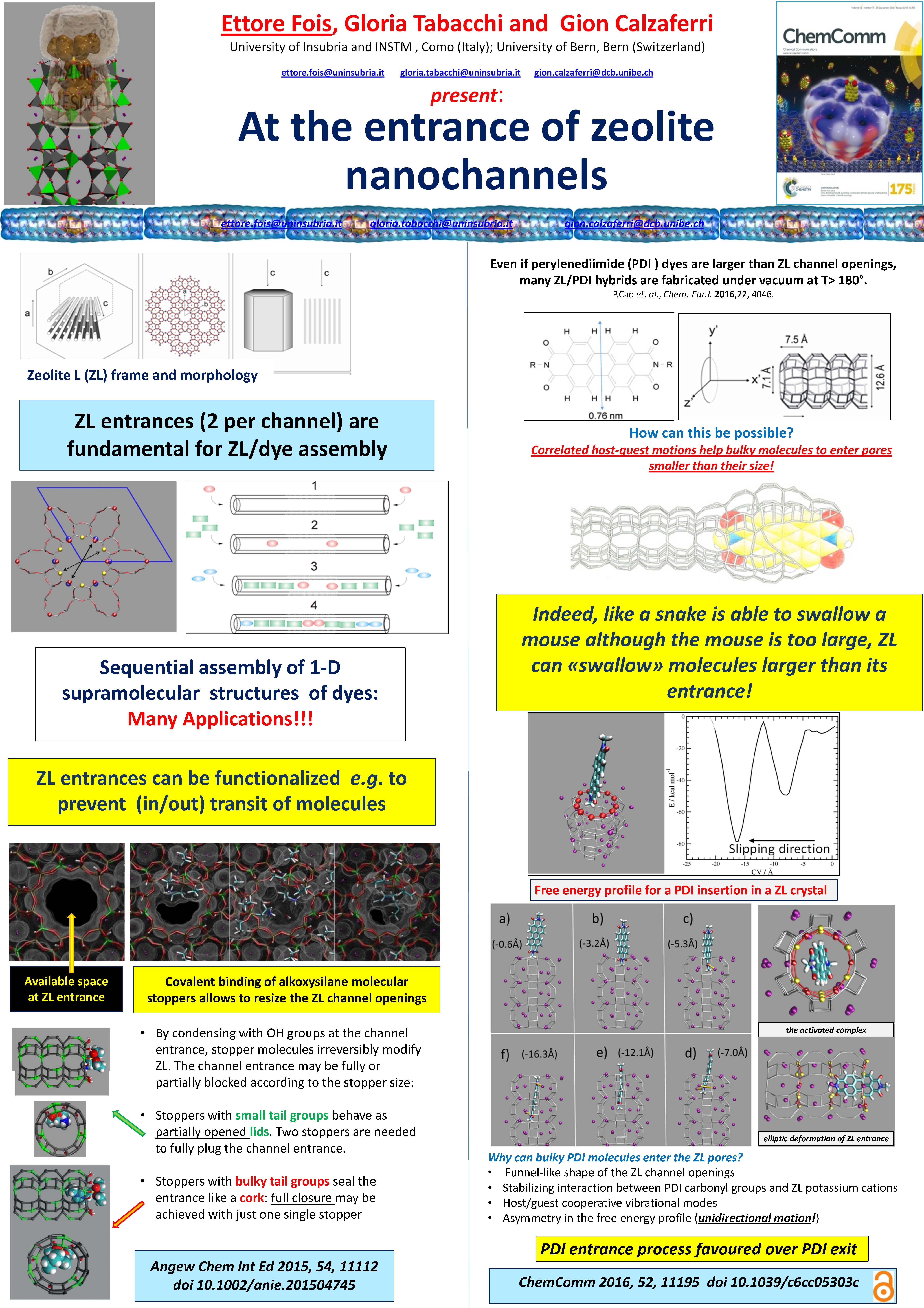 NANOCHANNELS. <br> Conference contributions